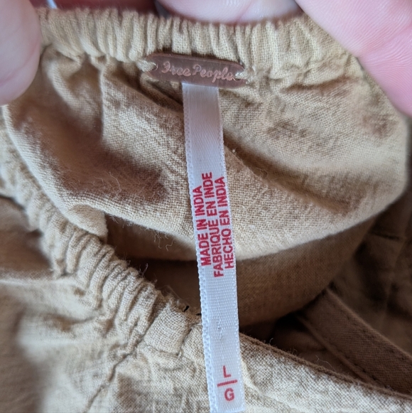 Free People Tan Sleeveless Mini Dress - Picture 4 of 8